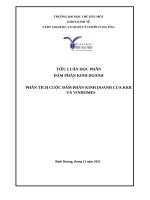 Đàm phán kinh doanh  phân tích cuộc Đàm phán kinh doanh của kkr và vinhomes
