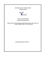 Đàm phán kinh doanh   phân tích cuộc Đàm phán kinh doanh dược hậu giang và dược taisho gelex và viglacera