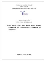 Đàm phán kinh doanh  phân tích cuộc Đàm phán kinh doanh facebook và instagram   facebook và whatsapp