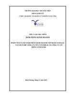 Đàm phán kinh doanh phân tích cuộc Đàm phán kinh doanh tập Đoàn google và youtube công ty sữa vinamilk và công ty cổ phần gtnfoods