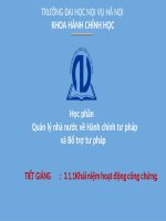 quản lý nhà nước về công chứng