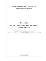 Ton giao tin nguong o khu vuc mien nui