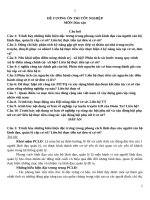 Đề Cương ôn tập - môn - Dân Vận ( full đáp án 10 câu )