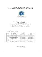 Bài tập thảo luận số 4 luật lao Động chương 4 thời giờ làm việc, thời giờ nghỉ ngơi