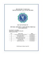 Bài tập lớn học kỳ môn học  hợp Đồng và bồi thường thiệt hại ngoài hợp Đồng
