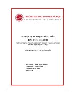 Bài thu hoạch môn sử dụng phương tiện kỹ thuật và công nghệ trong dạy học Đại học 24