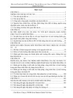 Báo cáo đề xuất cấp GPMT của dự án “Dự án đầu tư của Công ty TNHH Great Market Global Việt Nam”