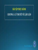 Bài tập thực hành chương 1 2024