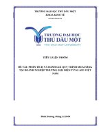 Thực hàng quản trị mua hàng phân tích và Đánh giá quy trình mua hàng tại doanh nghiệp thương mại Điện tử klaio việt nam