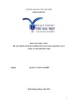 Báo cáo thực tập 2   phân tích quá trình sản xuất hạt granola của công ty hyuop việt nam