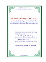 Đánh giá đặc điểm lâm sàng và chức năng thông khí phôi trên bệnh nhân mắc bệnh phối tắc nghẽn mãn tính điều trị tại khoa Nội tổng hợp và khoa Lão học Bệnh viện đa khoa