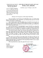 Báo cáo Đánh giá tác Động môi trường dự Án kè chống sạt lở hai bên bờ suối Đại lạn, xã Điền lư, Điền trung, huyện bá thước