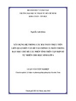 Khóa luận tốt nghiệp Lý luận và phương pháp dạy học môn Toán: Xây dựng hệ thống các bài toán thực tiễn liên quan đến vấn đề tài chính cá nhân trong dạy học chủ đề các phép tính trên tập hợp số tự nhiên cho học sinh lớp 6