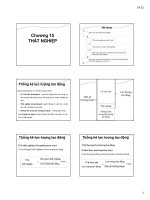 Bài giảng môn Kinh Tế vĩ mô Chương 15