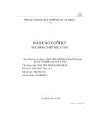 Đề tài dự án nhóm  sinh viên không có kế hoạch quản lí thời gian rõ ràng