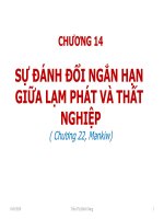 Bài giảng môn Kinh Tế vĩ mô Chương 22