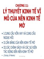Bài giảng môn Kinh Tế vĩ mô Chương 19