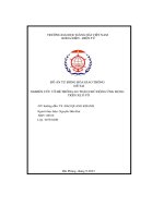 Đồ án tự Động hóa giao thông Đề tài nghiên cứu về hệ thống an toàn chủ Động ứng dụng trên xe ô tô