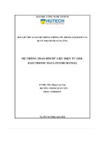 Hệ thống trao Đổi dữ liệu Điện tử (edielectronic data interchange)