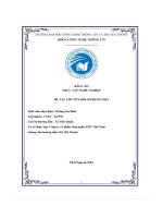 Báo cáo thực tập nghề nghiệp Đề tài  chuyển Đổi số bệnh viện