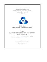 thiết bị hệ thống Điện Đề 3  dự án hệ thống Điện cho dây chuyền Đóng nắp cha