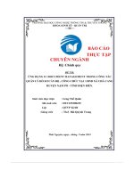 Ứng dụng 1c document management trong công tác quản lý hồ sơ cán bộ , công chức tại ubnd xã chà cang huyện nậm pồ   tỉnh Điện biên