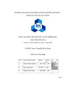 Báo cáo bài tập lớn xác suất thống kê bài tập lớn số 3