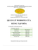 Kiểm Định chất lượng phần mềm quản lý website cửahàng tạp hóa