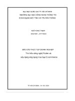 Báo cáo thực tập doanh nghiệp tìm hiểu công nghệ flutter và xây dựng ứng dụng vua gạo e commerce