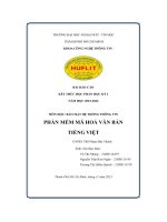 Bảo mật hệ thống thông tin phần mềm mã hoá văn bản tiếng việt
