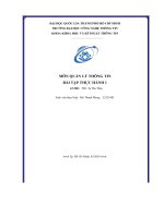 Môn quản lý thông tin bài tập thực hành 1