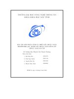 Bài tập môn phân tích và thiết kế thuật toán homework #01  Đánh giá thuật toán dùng kỹ thuật toán sơ cấp