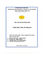 Báo cáo Đồ án phần mềm