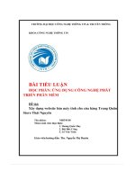 Xây dựng website bán máy tính cho cửa hàng trung quân store thái nguyên