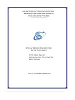 Môn lập trình hướng Đối tượng bài tập thực hành 3 1