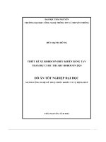 Thiết kế xe robocon Điều khiển bằng tay tham dự cuộc thi abu robocon 2024 Đồ án tốt nghiệp Đại học