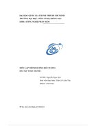 Môn lập trình hướng Đối tượng bài tập thực hành 12