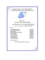 Báo cáo môn kỹ năng nghề nghiệp hai bài Đăng về ai và biến Đổi khí hậu