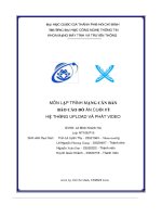 Môn lập trình mạng căn bản báo cáo Đồ án cuối kỳ hệ thống upload và phát video