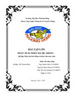 Bài tập lớn phân tích thiết kế hệ thống Đề tài  phân tích hệ thống website bán máy tính
