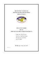 Đồ án tốt nghiệp Đề tài thiết kế giao diện website bán quần áo