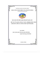 Đề tài  ứng dụng thuật toán apriori phân tích giỏ hàng cho cửa hàng tiện lợi winmart