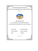 Khai phá dữ liệu Đề tài  khai phá luât k%22t h#p v%i apriori  ! 'ng d(ng phân tích giỏ hàng của siêu thị vinmart