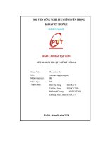Báo cáo bài tập lớn Đề tài  giải thuật chữ ký số