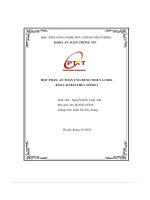 An toàn ứng dụng web và csdl báo cáo bài thực hành 2