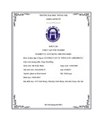 Báo cáo thực tập tốt nghiệp nghiệp vụ  xây dựng thương hiệu Đơn vị thực tập  công ty cổ phần vật tư nông sản apromoco