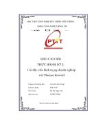 Báo Cáo Bài Thực Hành Số 5- Cài Đặt, Cấu Hình M¿Ng Doanh Nghiáp Với Pfsense Rewal.pdf