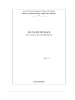 Báo cáo bài thu hoạch môn  an toàn và bảo mật hệ thống thông tin