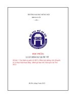 Tòa hình sự quốc tế (icc); phân tích những vấn Đề quốc tế và thực hiện hoạt Động (Đánh giá hạn chế, hiệu quả của tòa icc