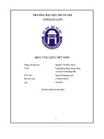 Địa lý du lịch việt nam  vùng   vùng Đồng bằng sông hồng và duyên hải Đông bắc